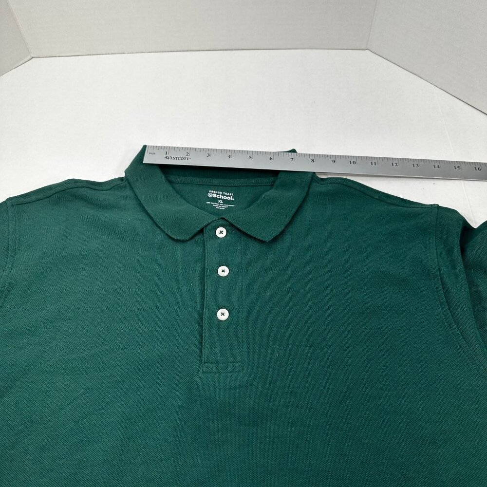 French Toast Men's Size XL Short Sleeve Sport Polo Academy Sports Outdoor Green - Picture 7 of 13